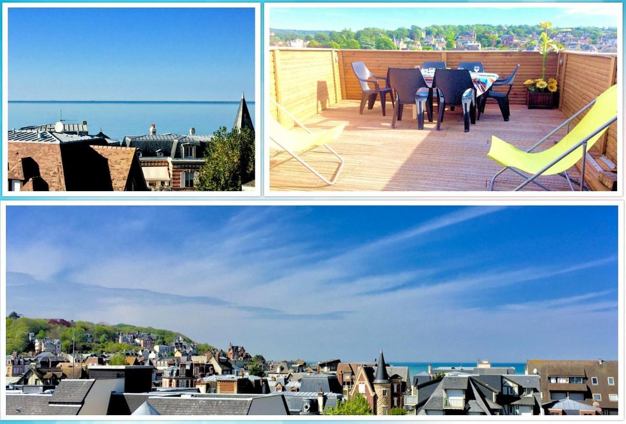 Vue Mer Panoramique Incroyable - Lesparisnormands - Centre Et Plage A 50M Villers-sur-Mer Bagian luar foto
